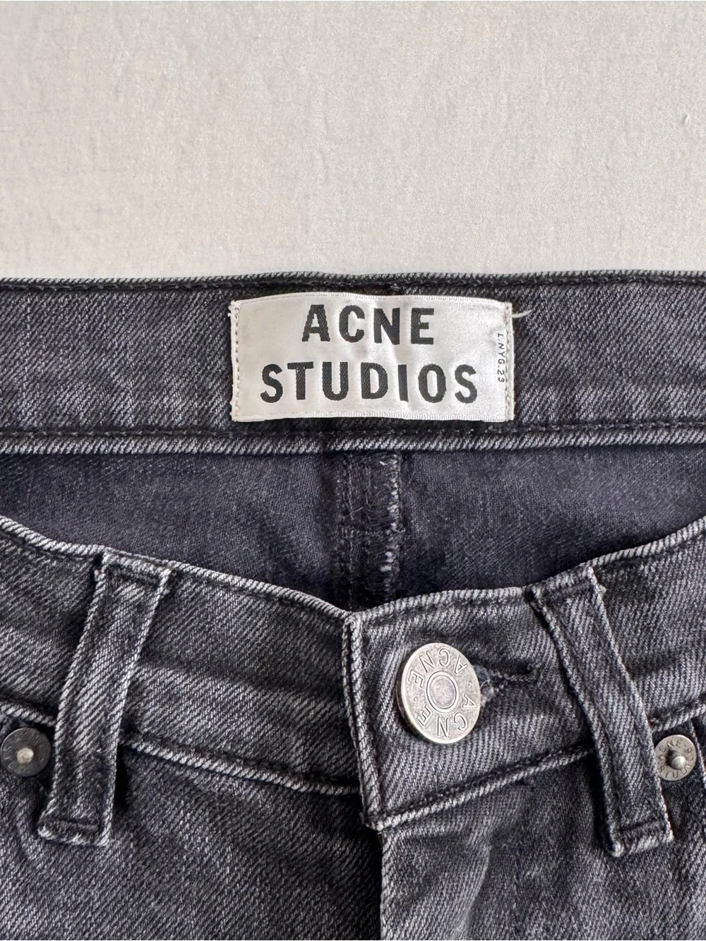 Acne Studios Black Denim Jeans